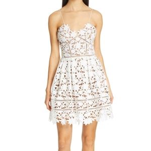 Self-Portrait Azaelea Floral Lace Sleeveless Mini